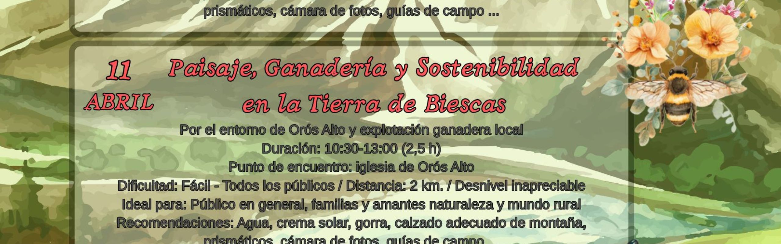 Visitas en la Tierra de Biescas